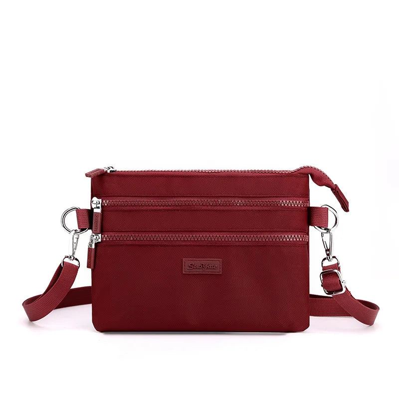 Damskie Mini Torby Na Ramię Mała Torba Listonoszka Typu Crossbody Designerska Kieszeń Damska Wielowarstwowa Etui Na Karty - Czarny