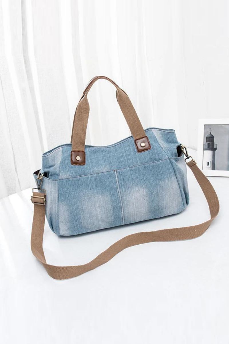 Luksusowe Torby Damskie Torebka O Dużej Pojemności Denim Tote Bag Damska Torba Na Ramię