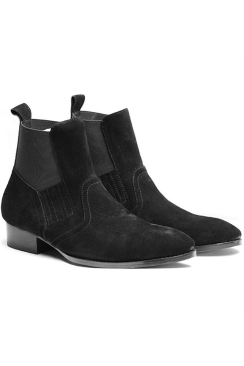 Ekskluzywne Euro Vintage Luksusowe Wsuwane Buty Wyatt Classic Z Uprzężą Do Kostki Chelsea Boots Spersonalizowane Oddychające Na Koturnie Punk