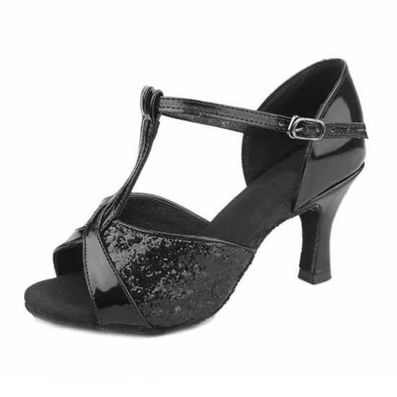 Buty Damskie Dziewczęce Sandały - 5Cm Czarny