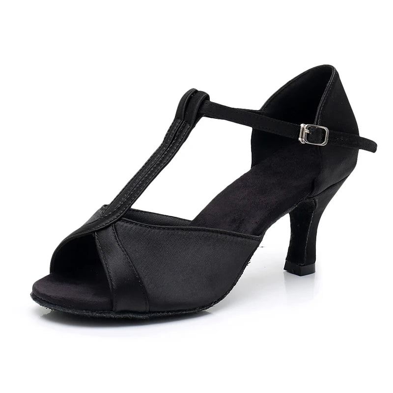 Buty Damskie Dziewczęce Sandały - 5Cm Czarny