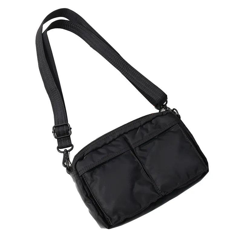 Torba Crossbody Casual Nylonowa Męska Na Ramię Wodoodporna Mini Designerska - Czarny