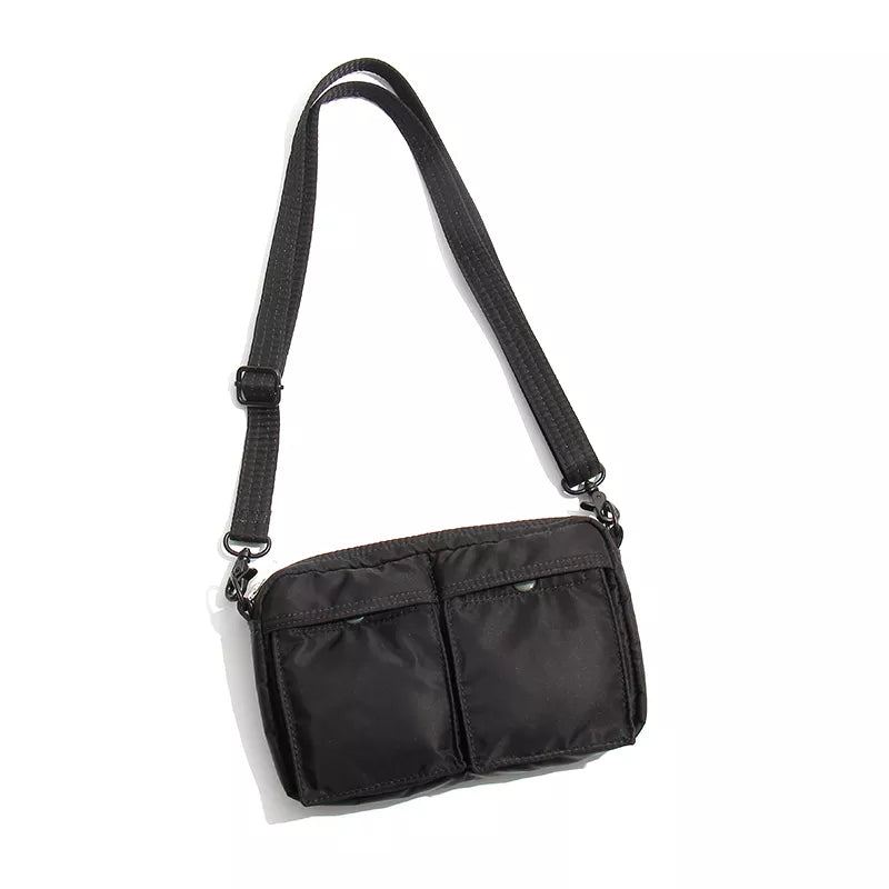 Torba Crossbody Casual Nylonowa Męska Na Ramię Wodoodporna Mini Designerska - Czarny